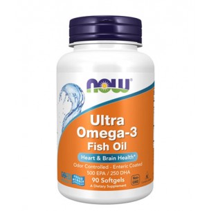 Ultra Omega-3 Fish Oil - 90 Дражета