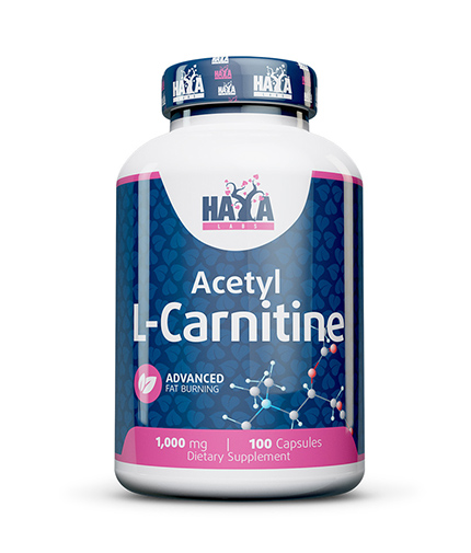 Haya Labs L-Carnitine за отслабване 1000 mg x100 капсули ✔️ Супер Цена